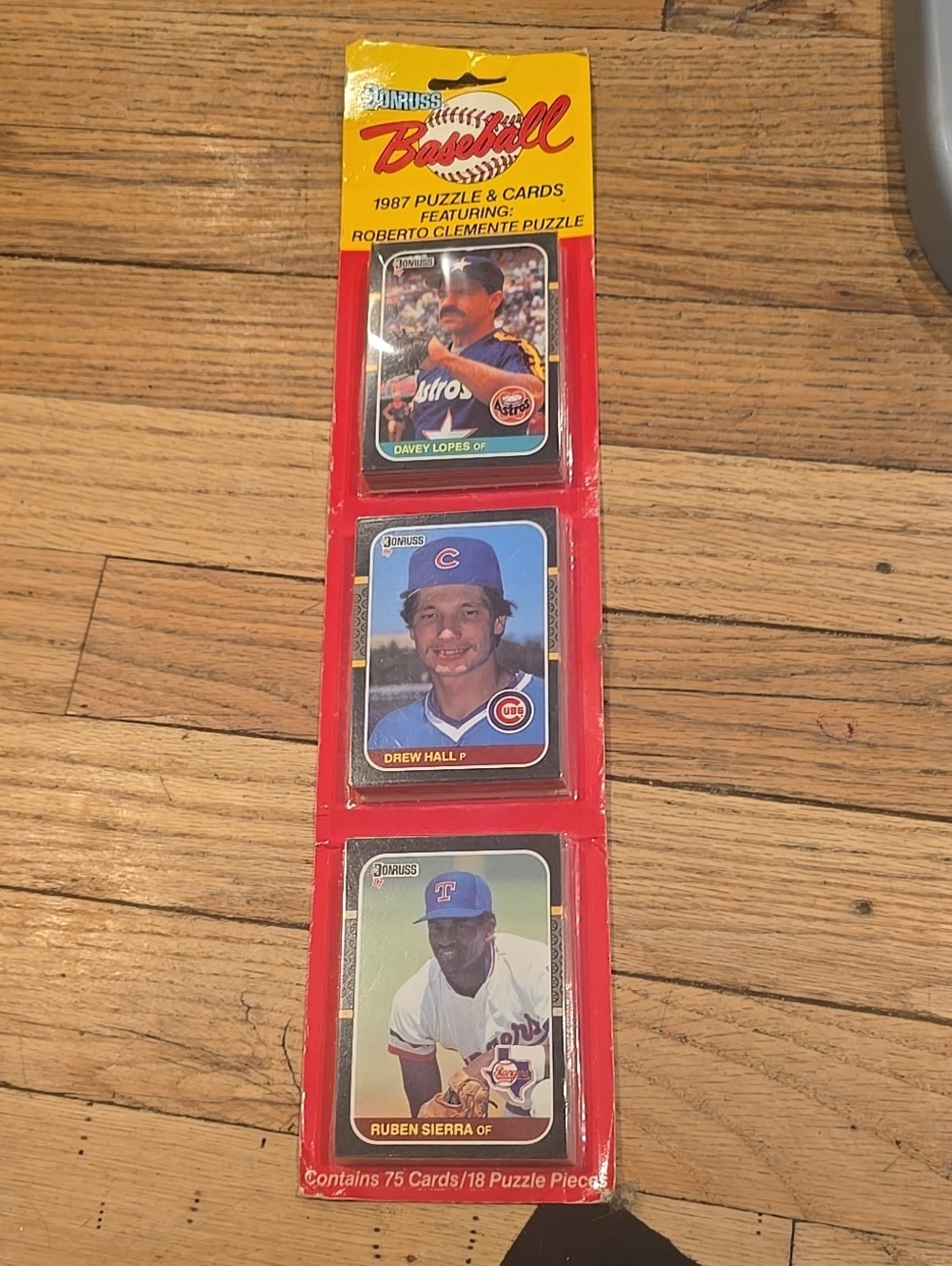 New 1987 Donruss Rack Pack Baseball Cards
